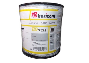 TAŚMA ODBLASKOWA RANGER REFLEX TLDMAX 200M T20 ogrodzenia budowa