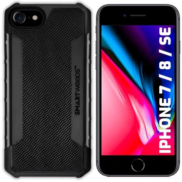 Smart Woods ETUI CASE PANCERNE PLECKI POKROWIEC do iPhone SE2022 SE2020 8 7