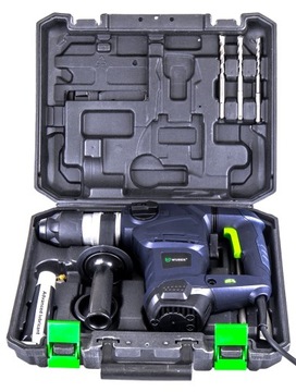 ДРЕЛЬ-МОЛОТ WUBER 2600 СВЕРЛА SDS+ КОРПУС + ДОЛОТО