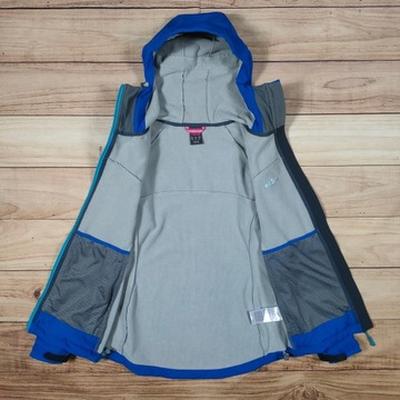 Женская куртка Softshell RAB Salvo с синим логотипом, размер 38