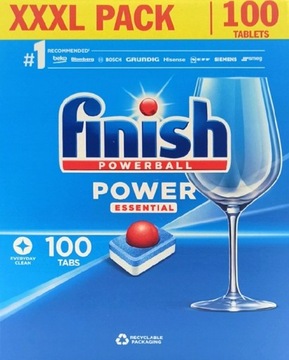 Tabletki do zmywarki FINISH Powerball Power Essential 100 sztuk
