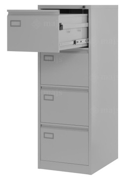 SZAFA METALOWA AKTOWA 4 SZUFLADY DOKUMENTY AKTA FV