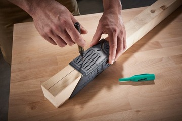 Комплект дюбельных соединений: шаблон + шаблон wolfcraft 8636000