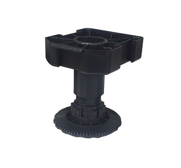 100 x AsciLo Hafele Регулируемая мебель нога + головка H100 Сильная черная