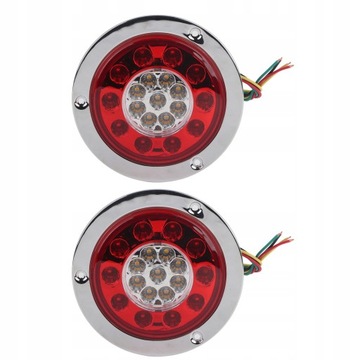 1 para 12V/24V 19LED światła boczne lampa tylna