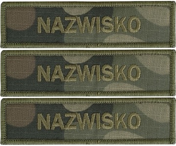 Name Patch Nazwisko WZ2010 US-22 Naszywka x 3 sztuki