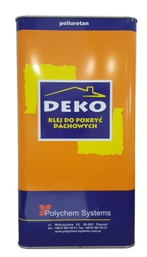 DEKO Klej Poliuretanowym Dekarski 5kg do dachów płaskich Renowacji