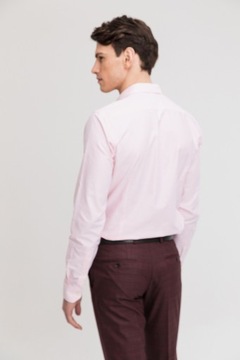 Pastelowa różowa koszula z bawełny rozmiar 164-170/39