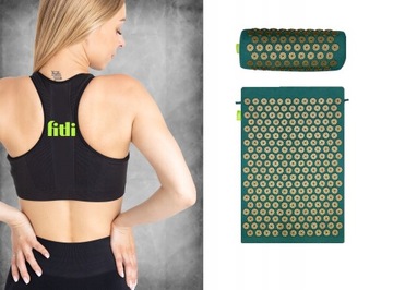 XC7 MATA DO AKUPRESURY ZIELONO-ZŁOTA KRÓTKA