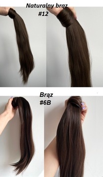 Прикрепленный ХВОСТ, 60 см, как натуральный, ПОЛНОСТЬЮ МАТОВЫЙ! Цвета