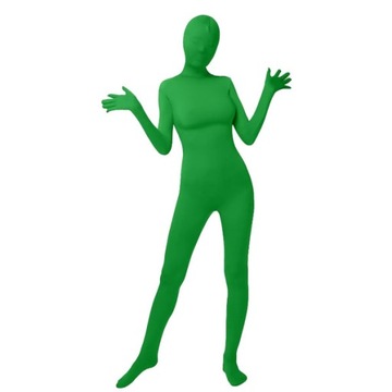 Зеленый наряд Green Screen Chroma Key, размер XL