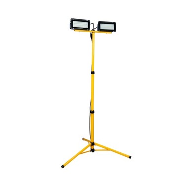 LAMPA HALOGEN LED NA STATYWIE STOJAKU 2 x 50W