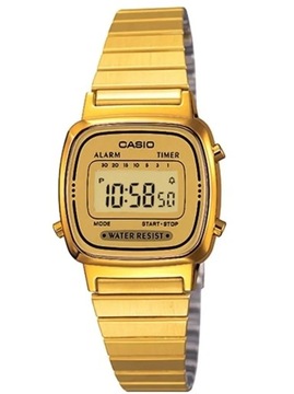 ZEGAREK DAMSKI CASIO VINTAGE LA-670WG-9 + BOX