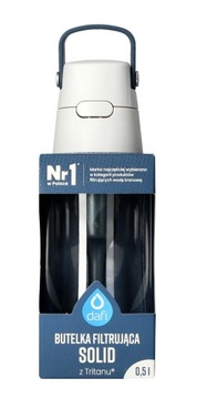 Butelka filtrująca Dafi SOLID 0,5l jeansowa