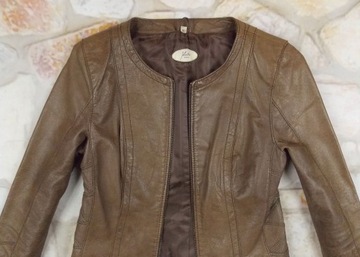JOFAMA кожаная куртка в байкерском стиле L