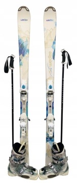 Komplet Narty WED'ZE 158 cm + BUTY r. 40.5 + KIJE