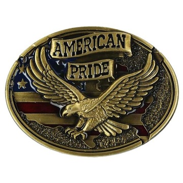 Engraved Golden Eage Belt Buckle West