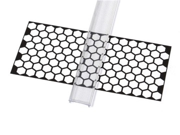 Klosz do PROFILU LED 1m A B C D G H Y Z X W - PVC