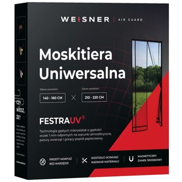 Weisner Magnetic Mosquito Net Balcony Door размер 140/150/160 x 210/220