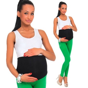 LEGGINSY CIĄŻOWE GETRY PANEL KIESZEŃ LCK M