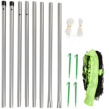 ПРОЧНАЯ БОЛЬШАЯ СПОРТИВНАЯ СЕТКА 609х220см ДЛЯ БАДМИНТОННЫХ ВОЛЕЙБОЛЬНЫХ МЯЧЕЙ, GOOD DUNLOP