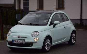 Fiat 500 II Seria 3 0.9 TwinAir 85KM 2014 Fiat 500 0.9B 2014r Klima Panorama 2 KPL KOL Sprowadzony Oplacony, zdjęcie 2
