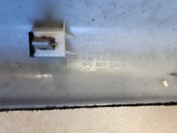 КРЫШКА СТОЙКИ A ПЕРЕДНЯЯ ОБИВКА AUDI A3 8P SLINE BLACK OE