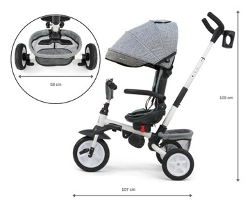 Трехколесный велосипед Stanley Rubber Grey