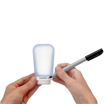 Butelka na szampon do samolotu Humangear GoToob+ L