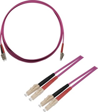 Patchcord LC-LC MM dx 2.8mm G50 OM4-1m