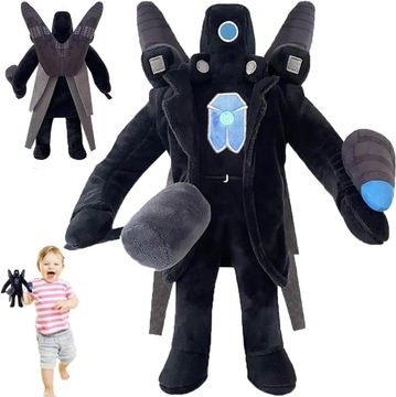 SKIBIDI TOILET PLUSZOWA TITAN TV MAN PLUSH MASKOTKA 30CM