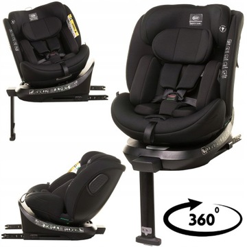 FOTELIK SAMOCHODOWY i-SIZE ISOFIX OBROTOWA PLATFORMA 360° RWF 15x REGULACJA