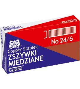 Zszywki miedziane 24/6 GRAND