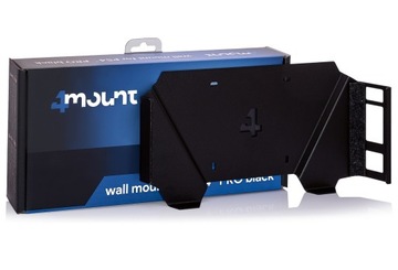Wieszak ścienny 4mount do konsoli PS4 PRO Czarny
