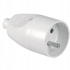 Одиночная переносная розетка для кабеля 2P+Z 250В.