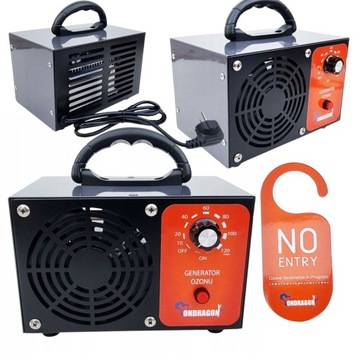 GENERATOR OZONU MOCNY 60 000 MG/H OCZYSZCZANIE POWIETRZA ozonator +TIMER