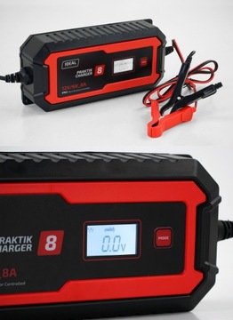 Портативный ВЫПРЯМИТЕЛЬ для зарядки аккумуляторов 2/8А, Ideal Charger