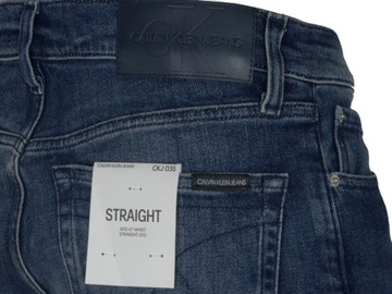 CALVIN KLEIN JEANS spodnie męskie, jeansowe, granatowe, 29/34