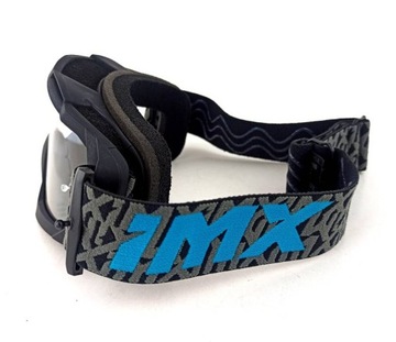 Gogle IMX MUD matt black / blue