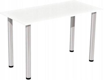 STÓŁ STOLIK SALONU POKOJU 100x60 BIAŁY CHROM