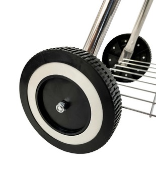 КРУГЛЫЙ ПОРТАТИВНЫЙ УГОЛЬНЫЙ САДОВЫЙ ГРИЛЬ НА КОЛЕСАХ, КРЫШКА, РЕШЕТКА ДЛЯ БАРБЕКЮ 1014