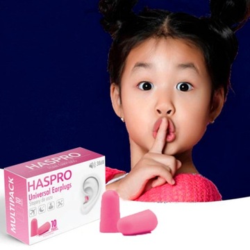ШУМОРЕЗНЫЕ ЗАГЛУШКИ HASPRO 10 ПАР ДЛЯ ОБУЧЕНИЯ РАБОТАТЬ ЗАГЛУШКИ ДЛЯ УШЕЙ