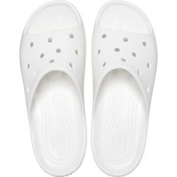 CROCS DAMSKIE KLAPKI NA PLATFORMIE PIANKOWE BUTY CLASSIC SLIDE r. 39/40