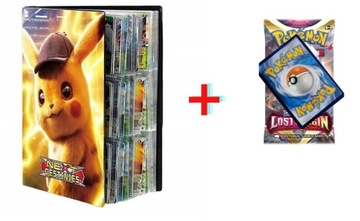 DUŻY ALBUM KLASER POKEMON 3D XXL NA 432 KARTY + GRATIS 20 KART (2 saszetki)
