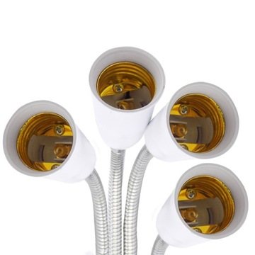 ДЕРЖАТЕЛЬ ЛАМПЫ ДЕРЖАТЕЛЬ ЛАМПОЧКИ 4xE27 + ЗАЖИМ