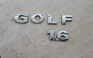 NÁPIS ZNAK ZADNÍ KRYT VW GOLF 4 IV 1.6