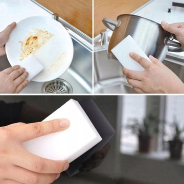 Меламиновая губка K2 Magic удаляет стойкие пятна.