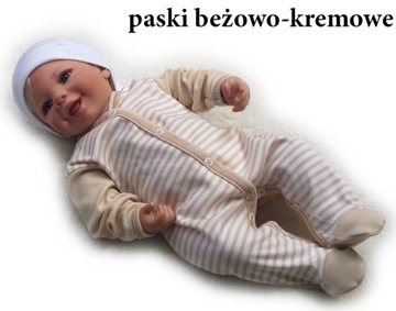 Pajacyk pajac rozpinany śpioszki 56 bawełniany
