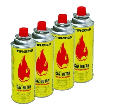 4x kartusz gazowy do kuchenki turystycznej nabój gaz 227g MSF-1a TIROSS