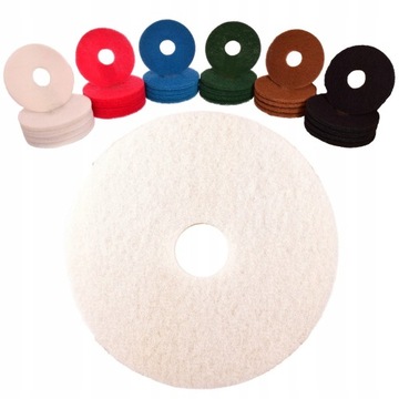 5 x PAD MASZYNOWY BIAŁY MIĘKKI 410mm POLERKI